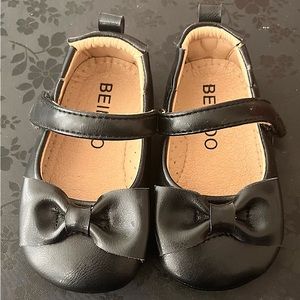 Baby girl black dress shoes